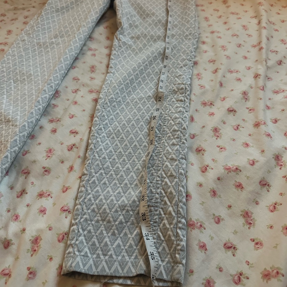 Movetes Gray Patterned Pants - image 6